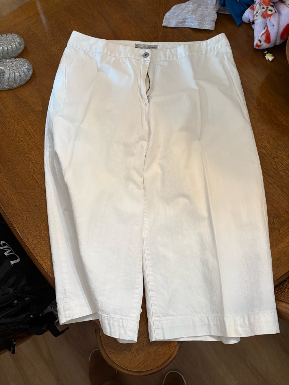 Women’s  White Casual Cotton Pants